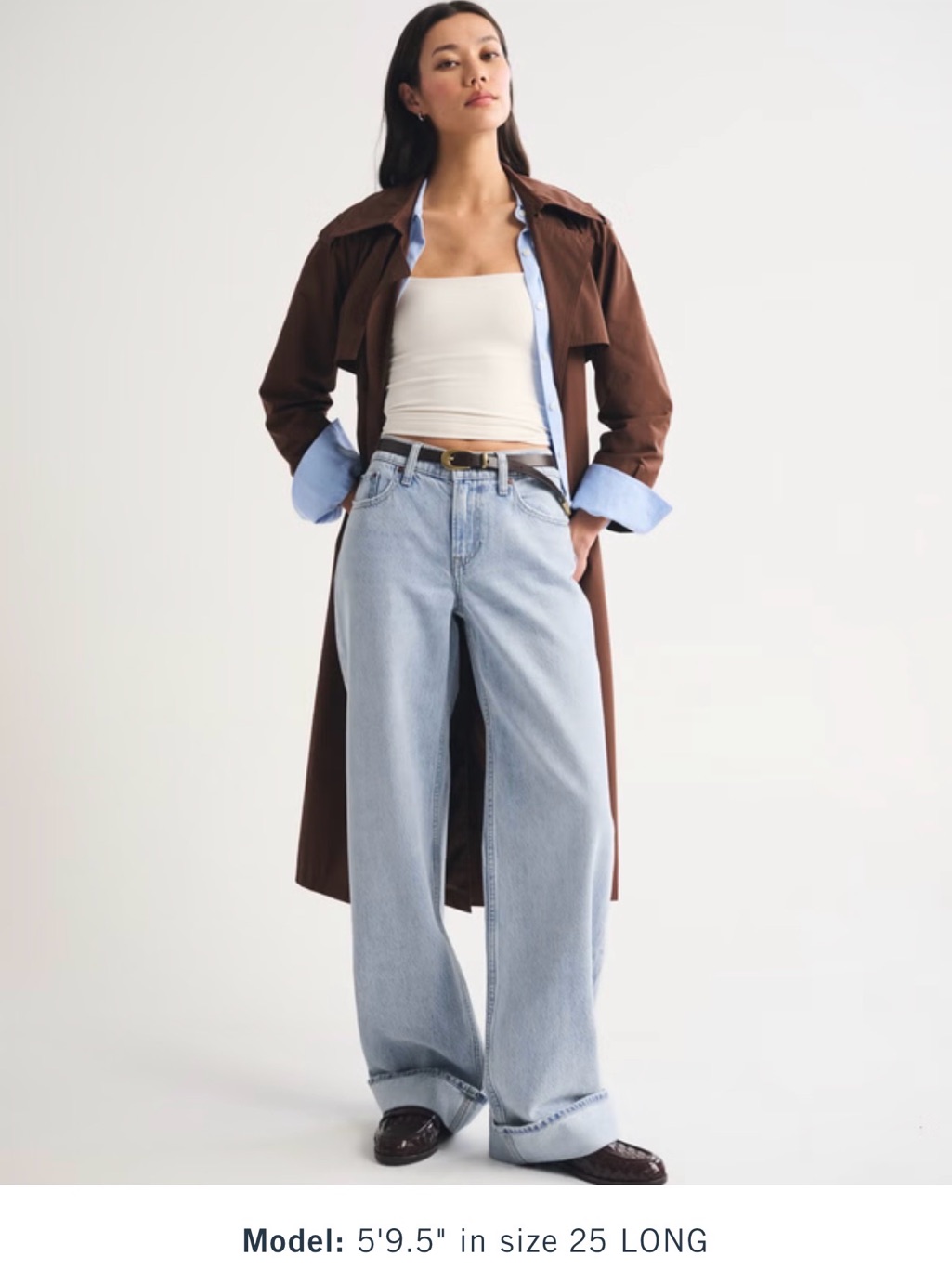 Abercrombie & Fitch Low Rise Wide-Leg Jeans